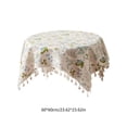 thumbnail image 2 of Jpxdew Polyester Tablecloth,23.62x23.62in,Floral Design,Heat Resistant,Dirt Proof,Home Decor, 2 of 6