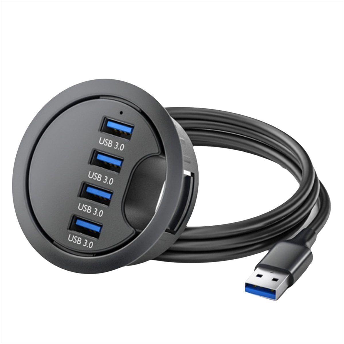 USB Hub Card Reader Computer USB Desktop Docking Station 3.0 Quad Port HUB Desktop Hub Splitter ,1set * USB3.0 4-port Hubs