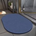 thumbnail image 1 of Feltree Premium Diatomite Bath Mat for Bathroom, Non-Slip Absorbent Floor Mat, Fast Drying, Oval Shape, 16x24 Inches, 1 of 7