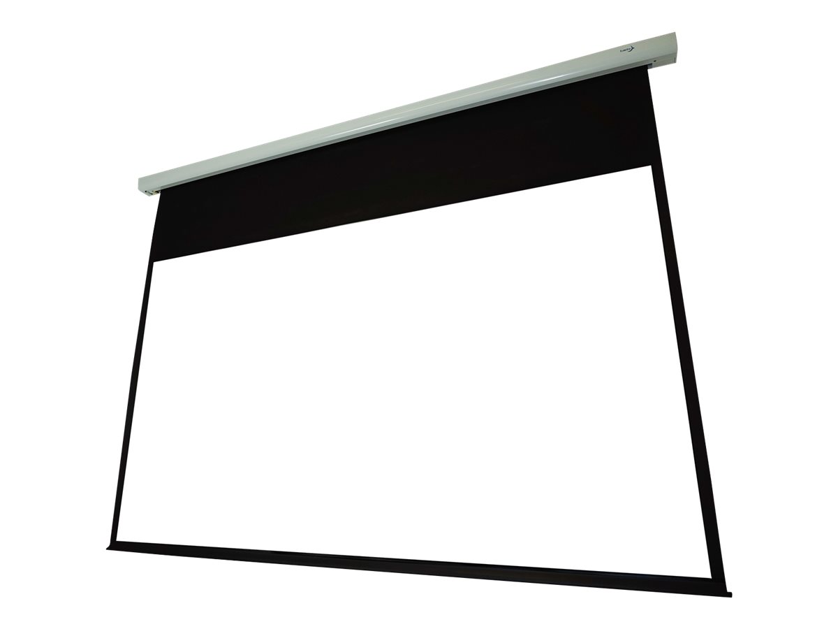 EluneVision Luna Digital Display Format - Projection screen - ceiling mountable, wall mountable - motorized - 110 V - 123" (122.8 in) - 16:10 - Cinema White - white