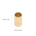 thumbnail image 2 of 10pcs Copper Brass Bead Tube Ring For DIY Macrame Wall Hanging Plant Holder Craft Accessory, 2 of 9