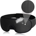 thumbnail image 1 of Graflsoa Ergonomic Memory Foam Sleep Mask ZR-2750 - Black, Red, White Options, Adjustable Fit for All Head Sizes, Soft & Breathable Design for Comfortable Sleep, 1 of 6