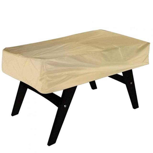 142x132x38cm Housse de Table Imperméable Billard Anti-Poussière Housse de Protection Accessoiresbeige