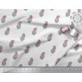thumbnail image 3 of Soimoi Polyester Crepe Fabric Leaves & Paisley Block Print Fabric by Yard 42 Inch Wide, 3 of 3