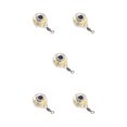 thumbnail image 2 of relayinert Fishing Lure Light LED Waterproof Eye Shape Lighting Fish Bait Plastic Reusable Glowing 1.3cm Angling Lamp Tackle White 5Set, 2 of 6