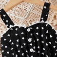 thumbnail image 4 of Kcodviy Robe pour Tout-Petites Filles Sans Manches Amour Robe pour Filles Princesse Imprimés Robe avec Robes pour Filles Longue Sac Ensemble 2 Pcs pour Filles Robe Dos Vêtements pour Enfants, 4 of 5