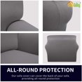 thumbnail image 3 of CHOK 2024 Super Stretch Sofa Slipcover Non Slip Couch Cover  Oversized Sofa  Dark Gray, 3 of 7