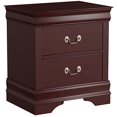 thumbnail image 2 of Signature Design by Ashley Alisdair Nightstand - 2 Drawers - Traditional - Rectangular - Dark Brown, 2 of 11