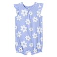 thumbnail image 1 of George Baby Girls' Flutter-Sleeve Romper, 1 of 2