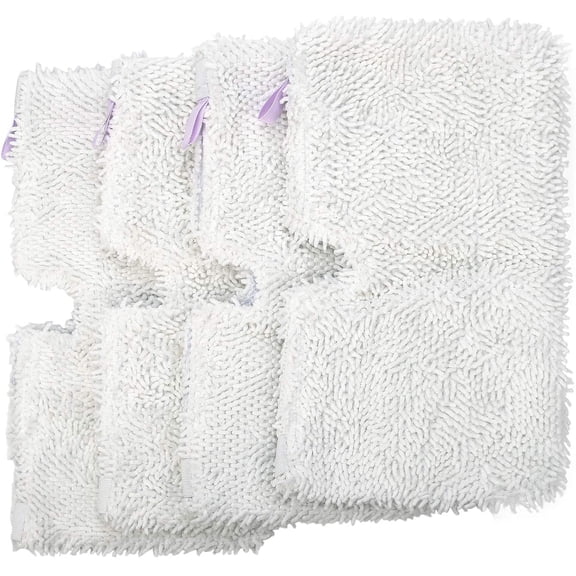 Lot de 4 Tampons de Vadrouille en Microfibre Lavables de Rechange Tampons de Nettoyage pour Vadrouilles à Poche Shark Série S3500 S3501 S3601 S3550 S3901 S3801 SE450 S3801CO S3601D