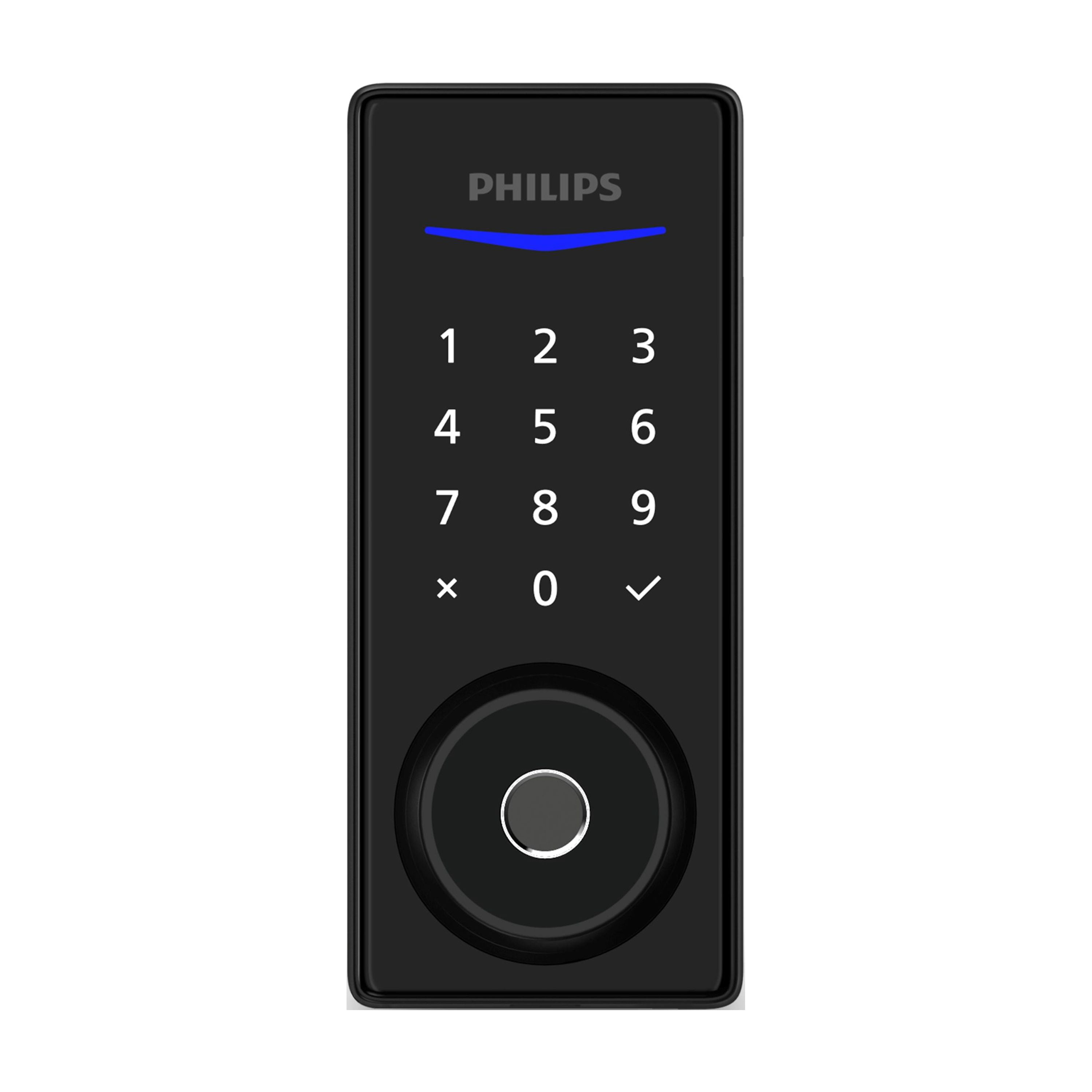 Serrure électronique Philips avec empreinte digitale et écran tactile