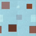 thumbnail image 1 of Ahgly Company Tapis d'Intérieur Lavable en Machine Carré Transitionnel Bleu, 4 Pieds Carré, 1 of 7