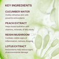 thumbnail image 5 of Peach & Lily - Glass Skin Veil Mist (3.38 ounces) - Hydrate & Glow - Facial Mist - Weightless - Cucumber Water Lotus Peach Reishi Mushroom - Self Care - Vegan & Cruelty Free - Korean Beauty, 5 of 5