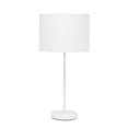 thumbnail image 1 of Lampe Simple Stick blanche avec abat-jour en tissu, 1 of 7