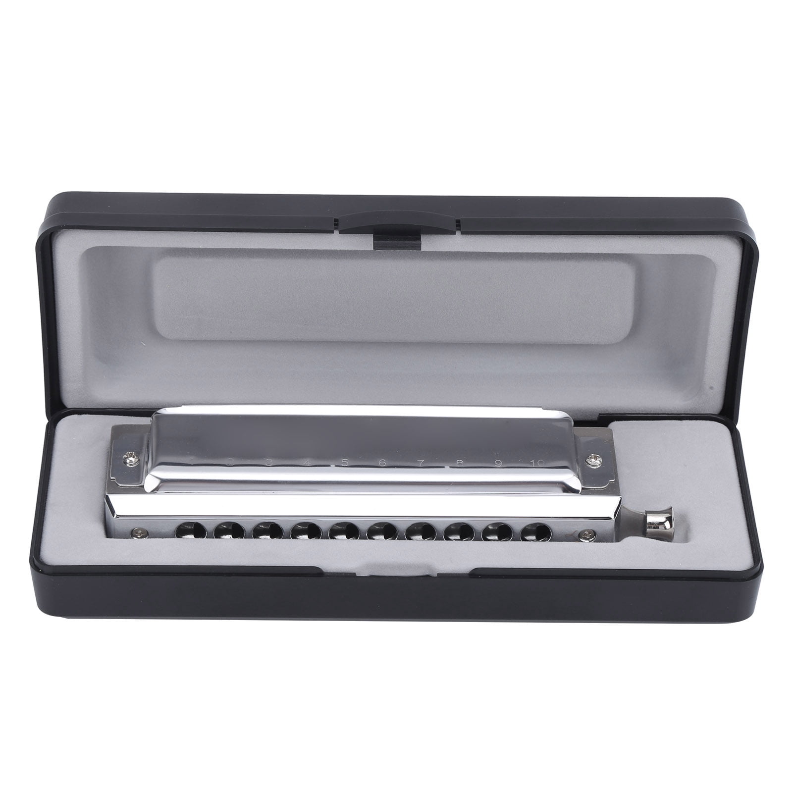 Playing Mouth Organ,Chromatic Harmonica 10 Hole Hole Harmonica Sided Harmonica Smart Functionality