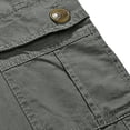 thumbnail image 2 of Pantalon Cargo Décontracté pour Homme - Pantalon de Travail Léger à Enfiler pour Homme - Pantalon Long de Randonnée Extérieur Uni à Taille Élastique avec Poches, 2 of 4