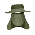 thumbnail image 3 of Wide Brim Bucket Hat Polyester Fisherman Visor for Vocation Outdoors Fishing Style, 3 of 8