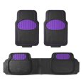 thumbnail image 1 of Universal Auto Floor Mats Full Set 3pcs For Car SUV Vans - 7 Colors Available, 1 of 5