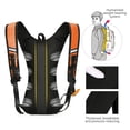thumbnail image 4 of Sac à Dos d'Hydratation, Staron 2026 Sac d'Hydratation Léger pour la Randonnée, la Course et le Vélo, Sac à Dos d'Eau en Polyester Respirant et Ajustable avec Garniture Réfléchissante, Orange, 4 of 6