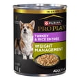 thumbnail image 1 of Purina Pro Plan Specialized Weight Management Turkey & Rice Entrée Morsels in Gravy, Wet Dog Food 368 g, 1 of 9