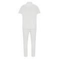 thumbnail image 4 of Birdeem Ensemble de Sport Décontracté pour Hommes, Mode, Col Rabattu, Manches Courtes, Pantalon, Deux Pièces, 4 of 11