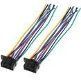 thumbnail image 1 of 2pcs Radio Wiring Harness Automotive Wire Radio Wiring Harness Speaker Connector, 1 of 8