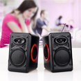 thumbnail image 4 of M18 Mini Haut-Parleur d'Ordinateur Audio de Bureau Multimédia Subwoofer Haut-Parleur USB Multimédia pour Ordinateur Portable, 4 of 7