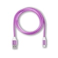 thumbnail image 3 of Merkury Innovations High Speed Charge + Sync USB-A to USB-C 6 FT.Fabric Cable Pink, 3 of 5