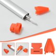 thumbnail image 2 of Étui à Stylo en Silicone, Étui à Crayons avec Capuchon pour Logitech Stylus Access 2024, Orange, 2 of 8