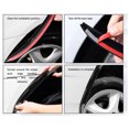 thumbnail image 3 of Glossy Black Car Wheel Arch Trim, Universal Fit For Most Cars, Enhance Vehicle Appearance, Keep Car Clean, Wheel Protection, 3 of 8
