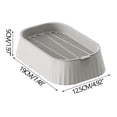 thumbnail image 3 of Gray Double Layer Grass Grower Tray Soilless Planting Kit Wheatgrass Nursery Box Pets Home Gardening Planter In Gray Color, 3 of 7