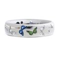 thumbnail image 1 of Jusqu'à 65 % de Réduction sur Bague en Zircon de Couleur Mixte Incrustée de Papillons, Collier 5-11, Bijoux en Liquidation, 1 of 1