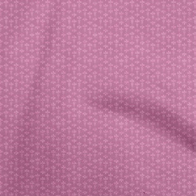 oneOone Cotton Cambric Pink Fabric Asian Block Sewing Craft Projects Fabric Prints By Yard 56 Inch Wide