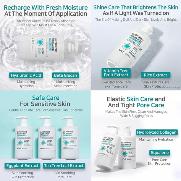glutathione niacinamide benefits for skin TOSOWOONG 2% Serum, Dark Spots & Elasticity, Radiant Complexion APLB Glutathione Niacinamide Body Lotion,