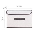 thumbnail image 3 of Yhmxh Home Rangement-Bacs de Rangement Contenant de Rangement Boîte de Rangement Pliable avec Couvercle 2 Pcs (Grande + Petite) Boîte de Rangement en Tissu avec Couvercle, Boîte de Rangement pour Garde-Robe, Organisation de la Pièce, Rangement de Bureau, Rangement pour Jouets, 3 of 5