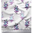 thumbnail image 1 of Soimoi Rayon Fabric Leaves & Floral Block Fabric Prints by Yard 42 Inch Wide, 1 of 4