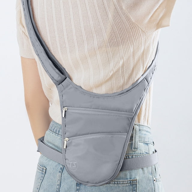 TIMIFIS Fanny Pack Sports Casual Waist Pack Canvas Invisible Theft Waist Pack Travel Multifunctional New Home Essentials