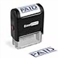 thumbnail image 3 of ExcelMark Paid - Self-Inking Rubber Stamp - Blue Ink A1539, 3 of 4