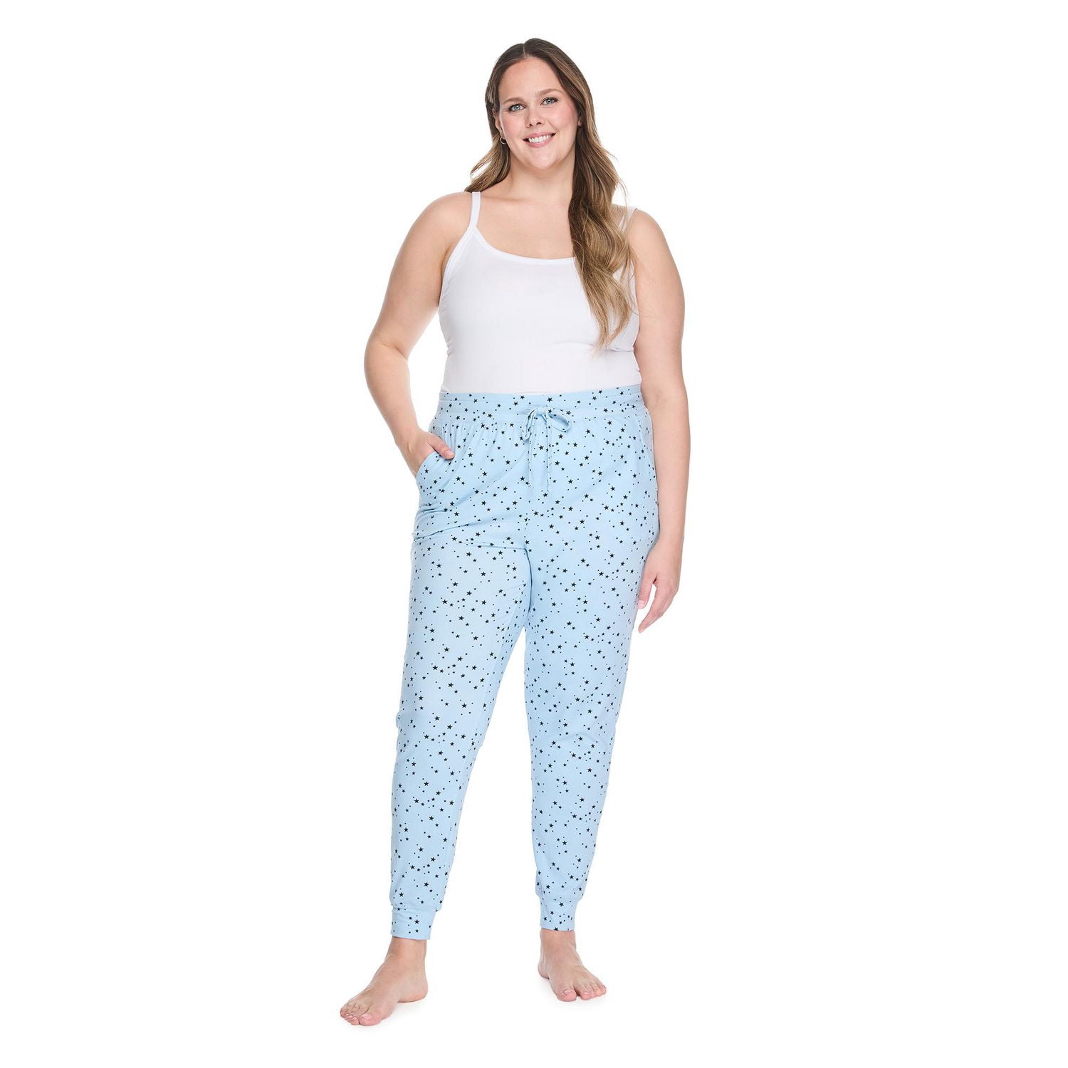 Jogger de nuit à effet peau pêche George Plus pour femmes