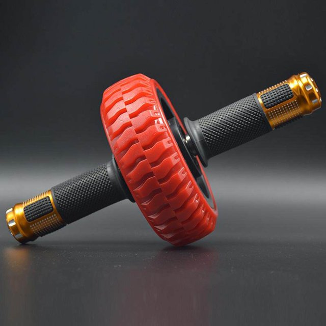 thinsony Portable Ab Wheel Workout Abdomen Exerciser Roller Home Gym Trainer Red