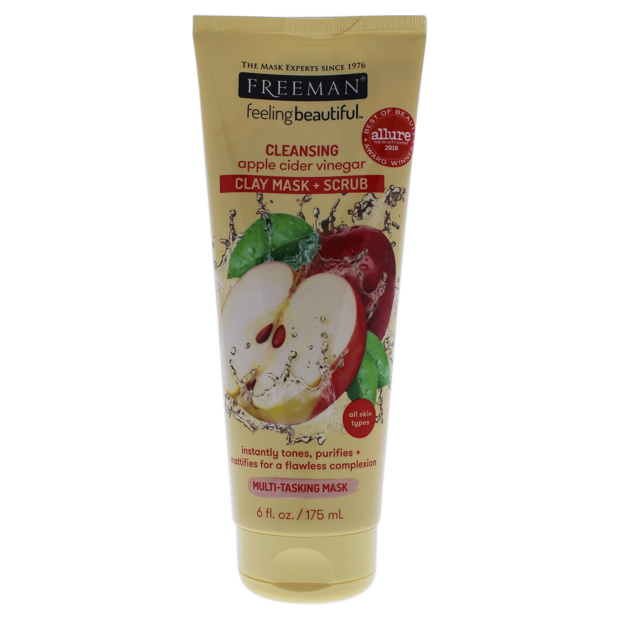 Freeman Feeling Beautiful Apple Cider Vinegar 4-in-1 Foaming Clay Mask