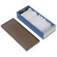 thumbnail image 2 of Index Card Holder, Hold 800 Business Cards High Transparent Cover Card File Holder Organizer Iron Plastic  For Organize Business Cards Blue, 2 of 8
