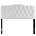 thumbnail image 4 of Modway Annabel Diamond Tufted Performance Velvet Queen Headboard in White, 4 of 5