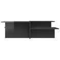 thumbnail image 2 of vidaXL Coffee Tables 2 pcs High Gloss Grey Engineered Wood, 2 of 5