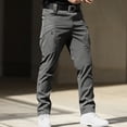 thumbnail image 2 of Sweat Pants For Men With Pockets Red Pants Men Men's Tactical Cargo Pants Water Resistant Lightweight Hiking Pants Outdoor Work Pants with Multi Pockets(No Belt), 2 of 6