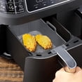thumbnail image 4 of MesaSe 2Pcs Air Fryer Accessories Set with Air Fryer Silicone Pot and Double Layer Rack with Skewer Reusable Air Fryer Liner with Handle Stainless Steel Air Fryer Rack with 4 Skewers, 4 of 6