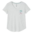 thumbnail image 2 of George Women's V-Neckline Sleep Tee, 2 of 5