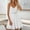 White, variant on Gspmoly Womens Dress, Women'S Casual Solid Color Suspender Patchwork Lace V-Neck Dress Vacation Dresses for Women Holiday Gifts