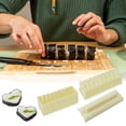 thumbnail image 1 of Dvkptbk Baking Mold Sushi Making Kit - Sushi Set Plastic Sushi Making Tools with Multiple Different Shapes of Sushi Rice Roll Molds - Home Sushi Tools Kitchen Gadgets, 1 of 2