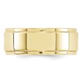 thumbnail image 2 of 10KY 8mm Flat with Step Edge Band Size 4 Size 4, 2 of 3